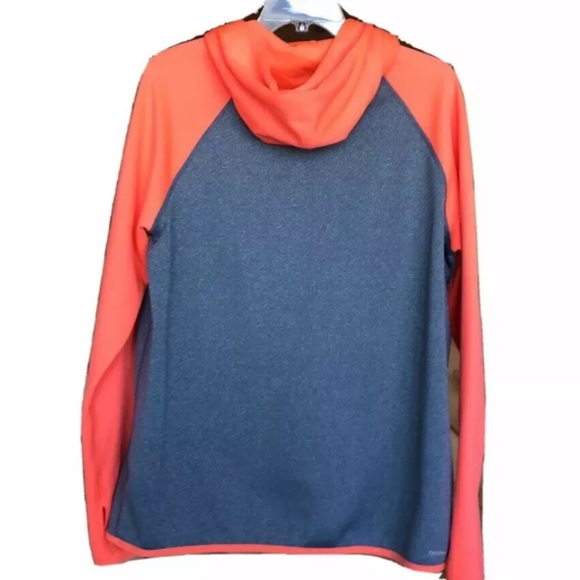 NWOT NIKE Therma-fit hoodie coral and gray size L - Picture 3 of 8